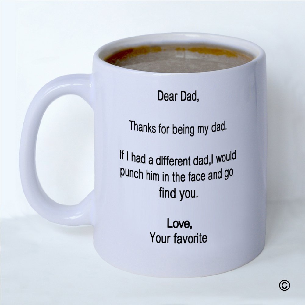 Dad Ceramic Coffee Mark Cup Custom Water Cup