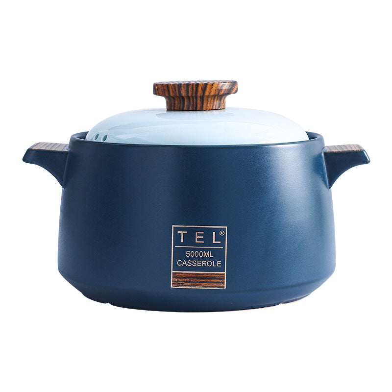 Casserole Soup Anti-Drying Household Gas High Temperature Stew Pot