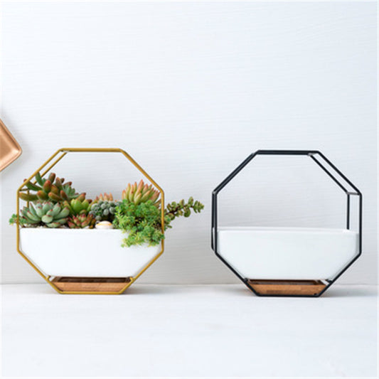 Nordic Minimalist Octagonal Geometric Wall Hanging Table Pendulum