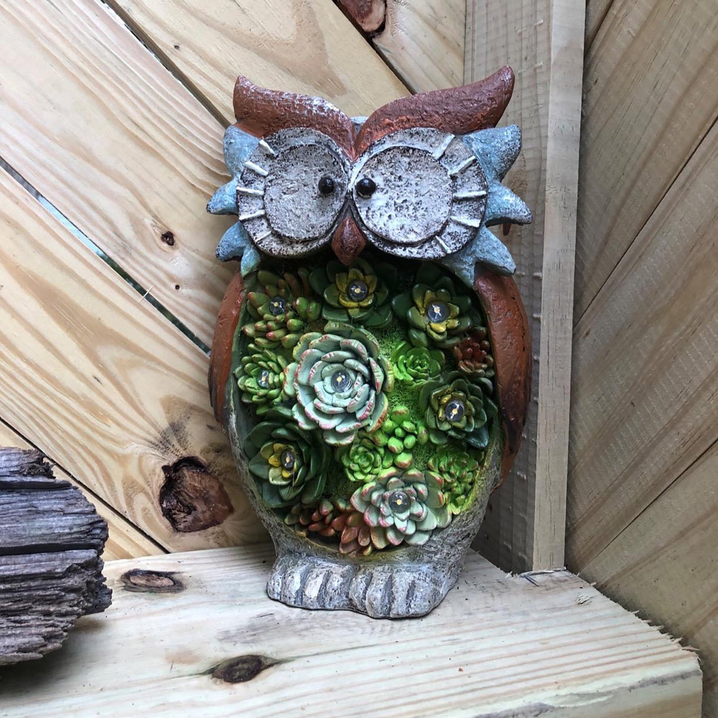 Solar Owl Led Light Outdoor Decorative Light Courtyard