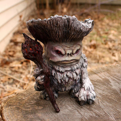 Mushroom  Elf Shaman Sorcerer Troll Resin Crafts