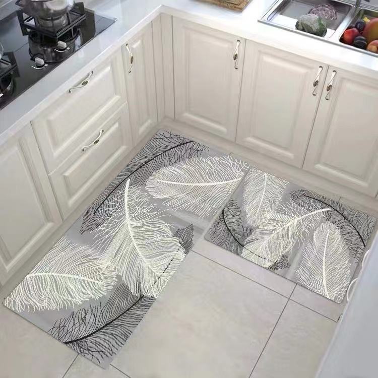 Kitchen Floor Mats Non-Slip Oil Drain Bathroom Mats