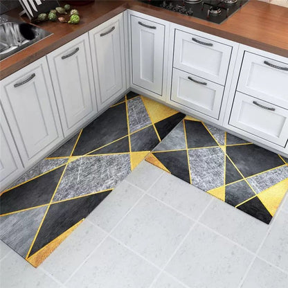 Kitchen Floor Mats Non-Slip Oil Drain Bathroom Mats