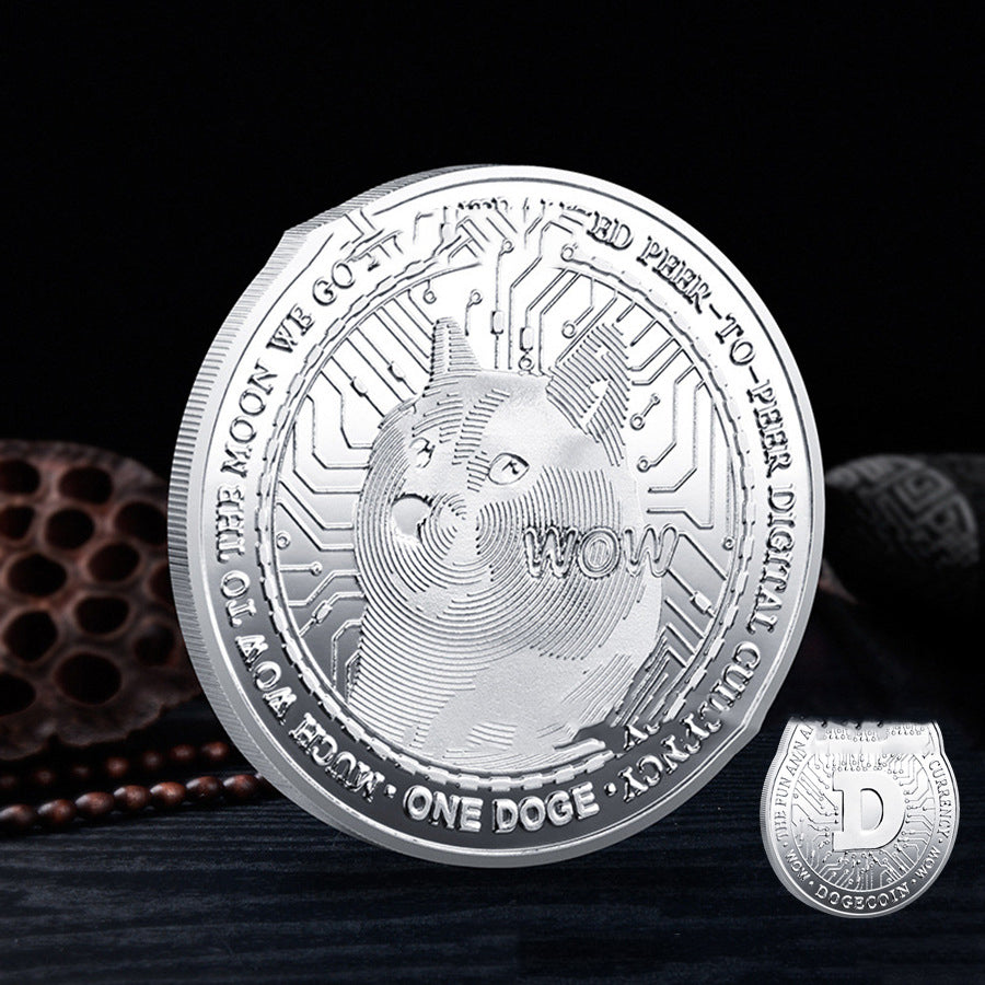 Multi Metal Commemorative Coin Digital Virtual Coin Bitcoin Coin Coin