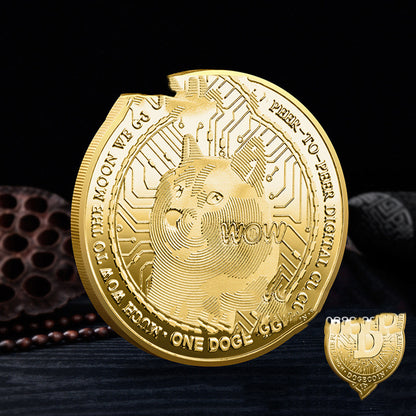 Multi Metal Commemorative Coin Digital Virtual Coin Bitcoin Coin Coin