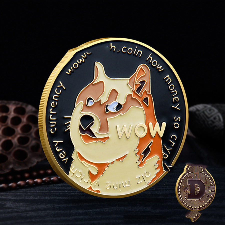 Multi Metal Commemorative Coin Digital Virtual Coin Bitcoin Coin Coin