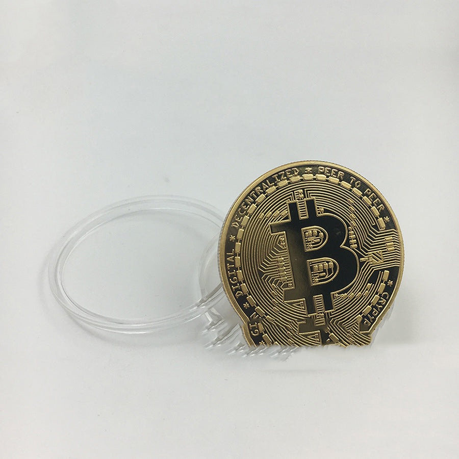 Multi Metal Commemorative Coin Digital Virtual Coin Bitcoin Coin Coin