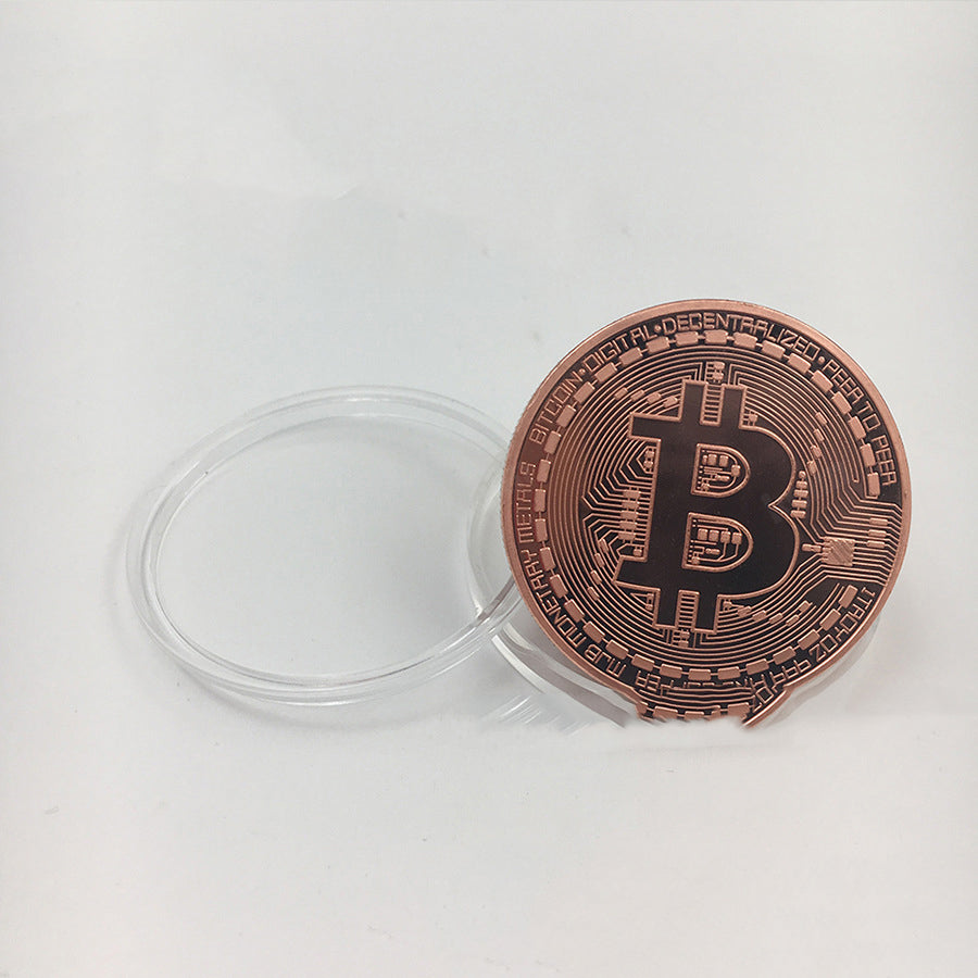 Multi Metal Commemorative Coin Digital Virtual Coin Bitcoin Coin Coin