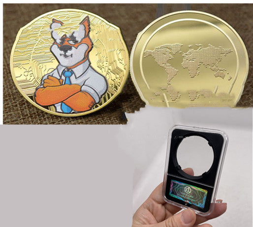 Multi Metal Commemorative Coin Digital Virtual Coin Bitcoin Coin Coin