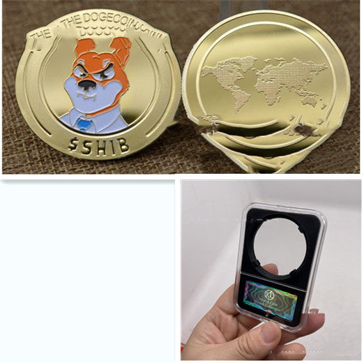 Multi Metal Commemorative Coin Digital Virtual Coin Bitcoin Coin Coin