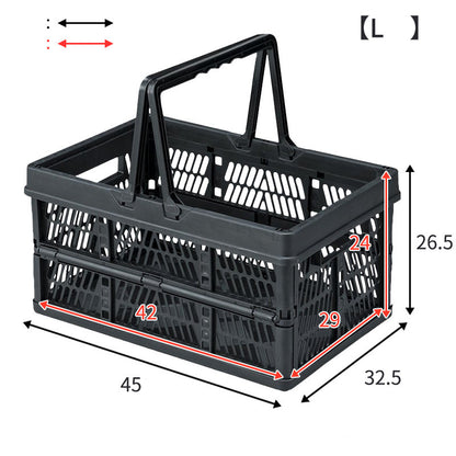 Plastic Folding Basket Household