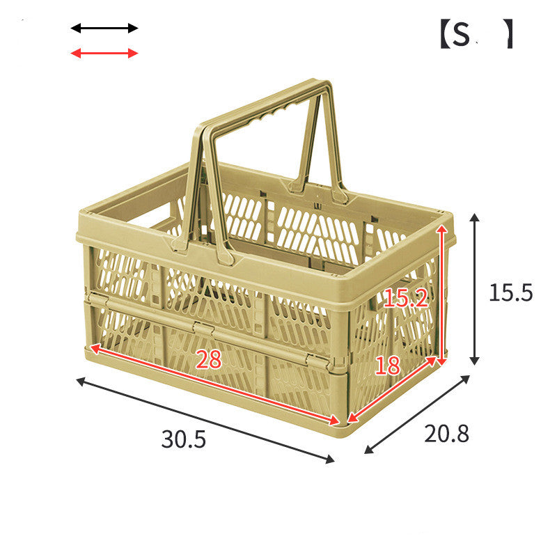 Plastic Folding Basket Household