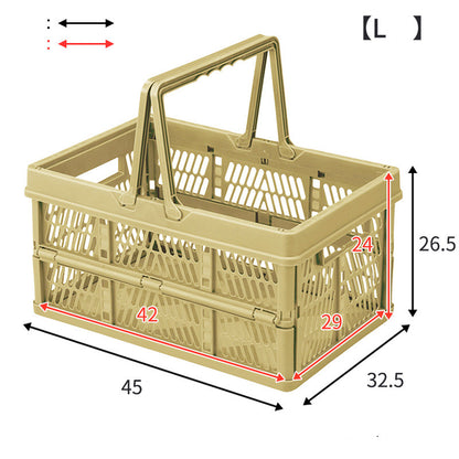 Plastic Folding Basket Household