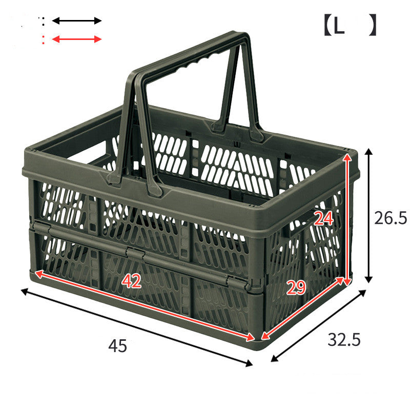 Plastic Folding Basket Household