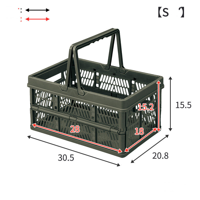 Plastic Folding Basket Household