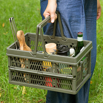 Plastic Folding Basket Household