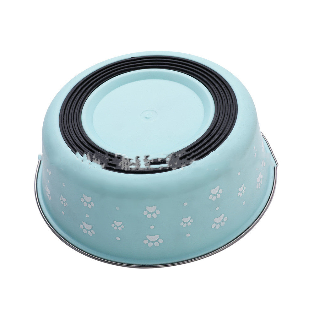 Pet Supplies Pet Stainless Steel Food Bowl