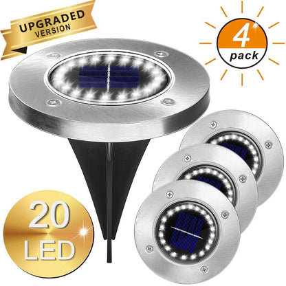 8LED Waterproof Solar Powered Garden Lights