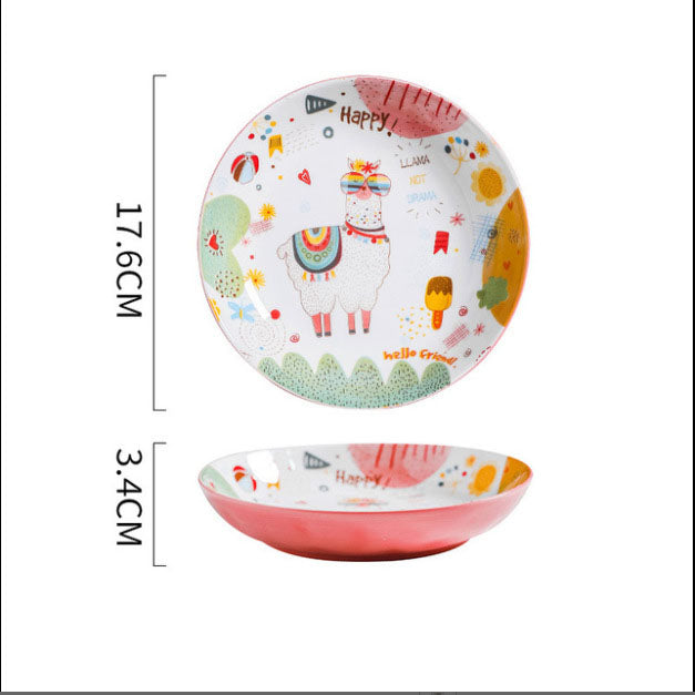 Creative Cartoon Christmas Ceramic Bowl Tableware