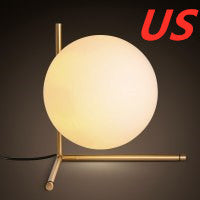 Simple glass ball table lamp