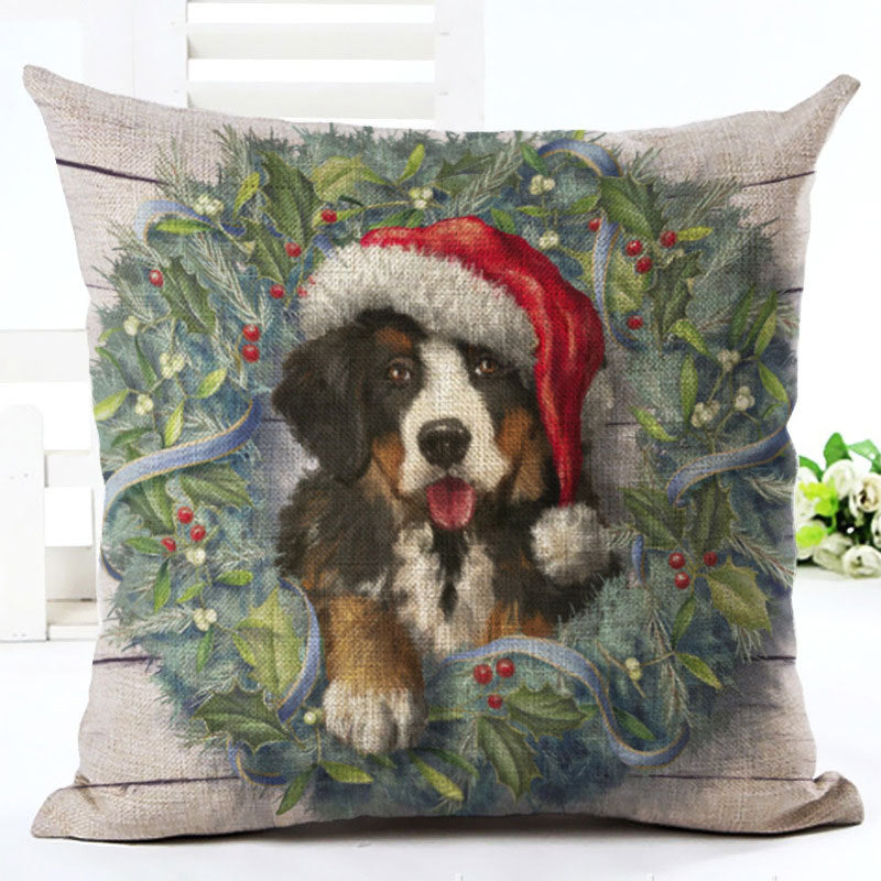 Cartoon christmas pillow pillow