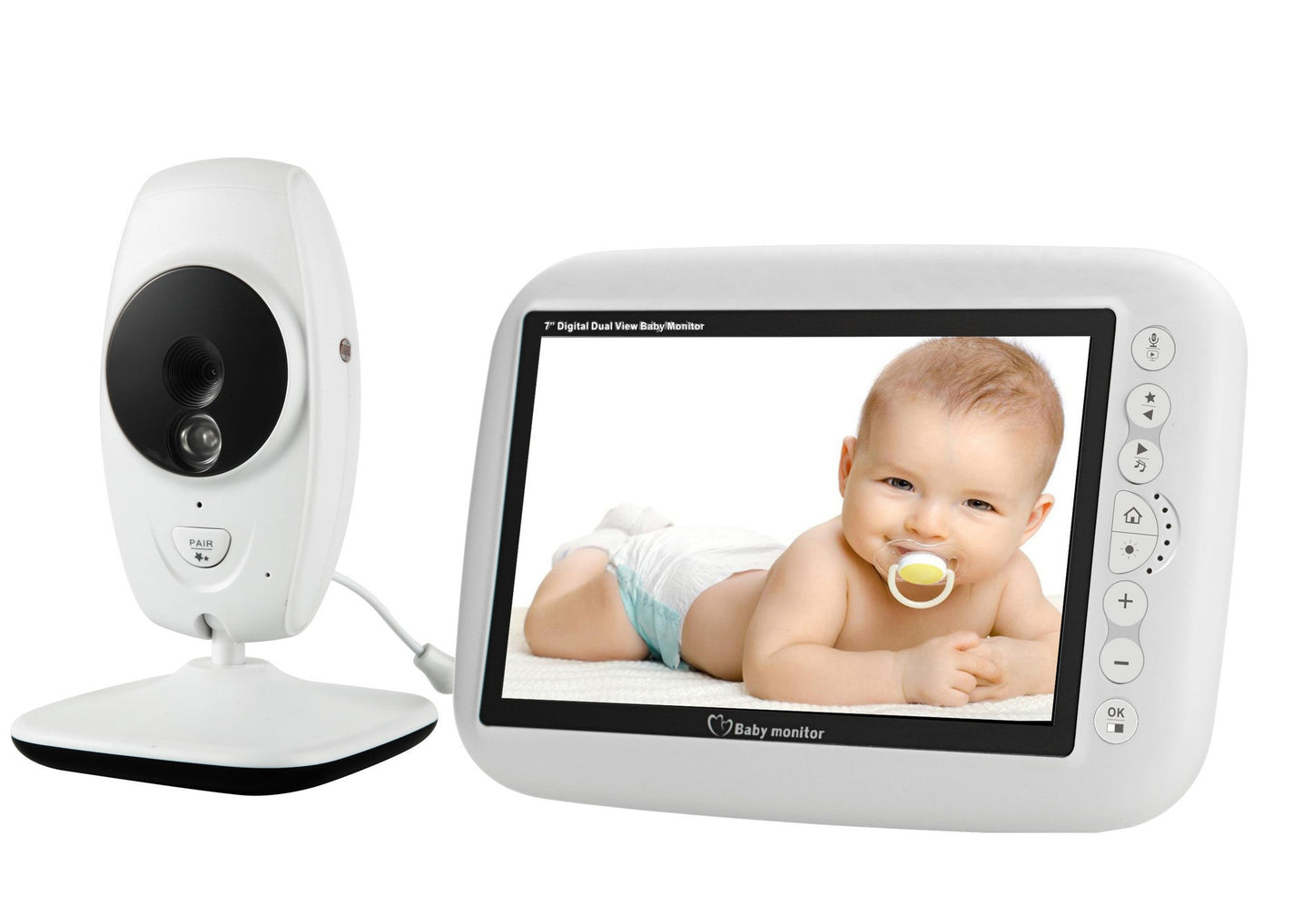 Wireless Digital  Baby Sitter Night Vision Dual Camera