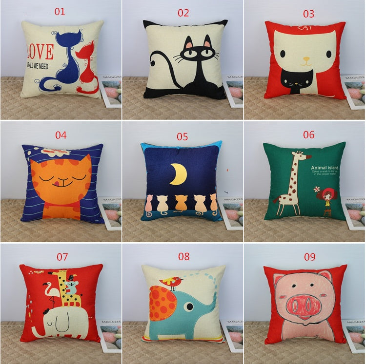 Cartoon pillow sofa cushion