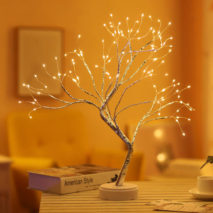 Tree Light Touch Switch Pearl Star Night Light