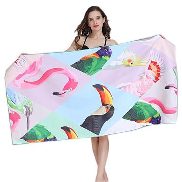 Double velvet beach towel