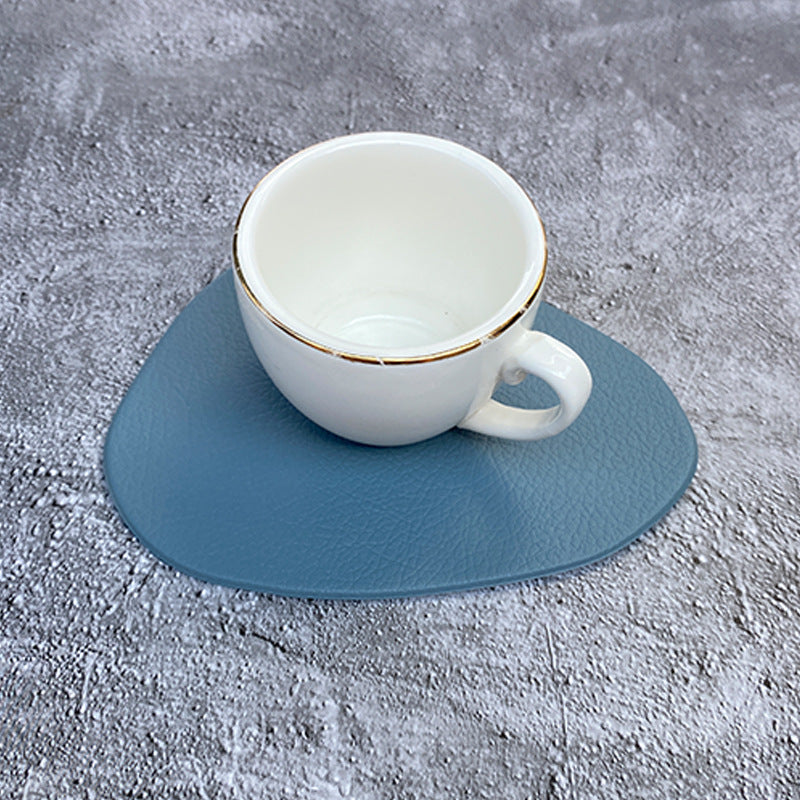 Table Mat Table Mat Placemat Table Mat Heat Insulation PU Leather Placemats Coaster Bowl Kitchen Non-slip