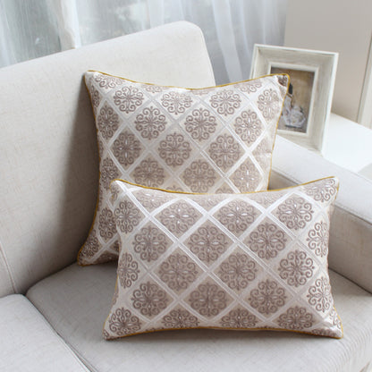 Chenille jacquard throw pillow