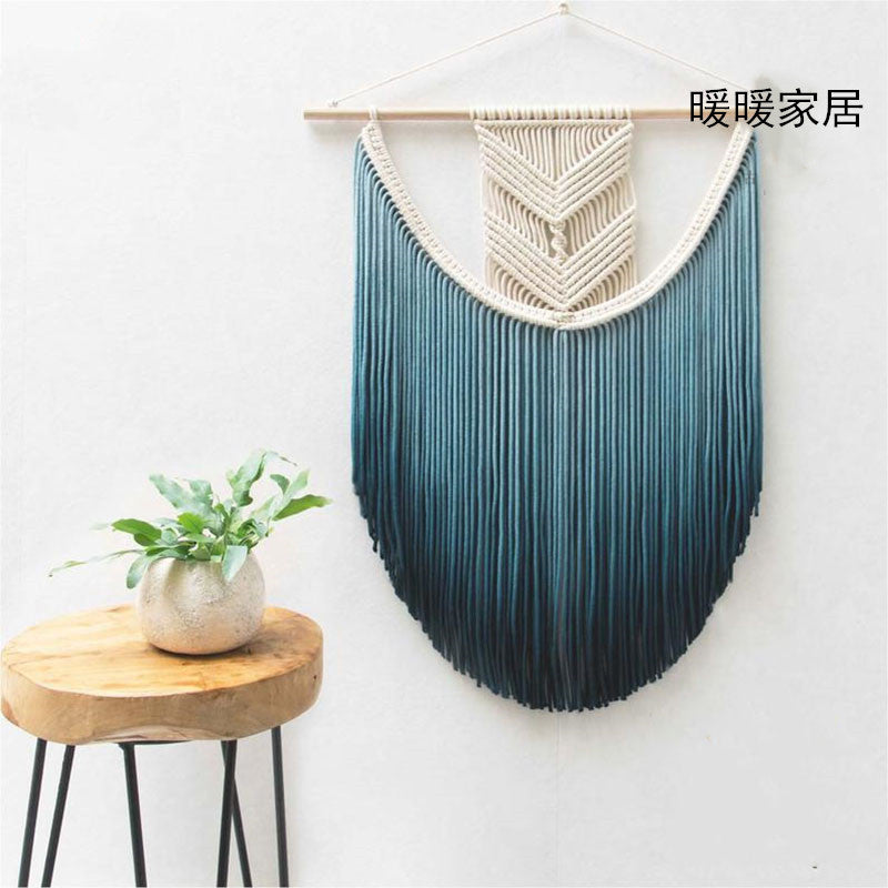 Bohemian dyed hand-woven tapestry