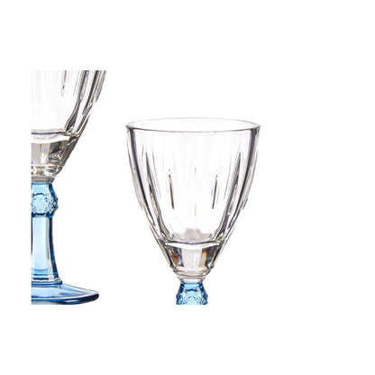 Wine glass Exotic Crystal Blue 6 Units (275 ml)