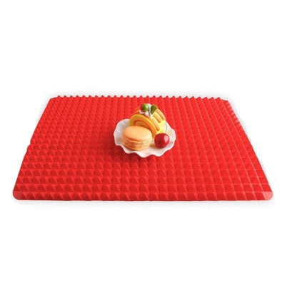 Non-Stick Silicone Pyramid Cooking Mat Baking Mat With Grid Versatile Oven BBQ Cooking Mat Heat-Resistant Mat Kitchen Tools Kitchen Gadgets