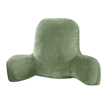 Solid color corduroy cushion with armrest waist