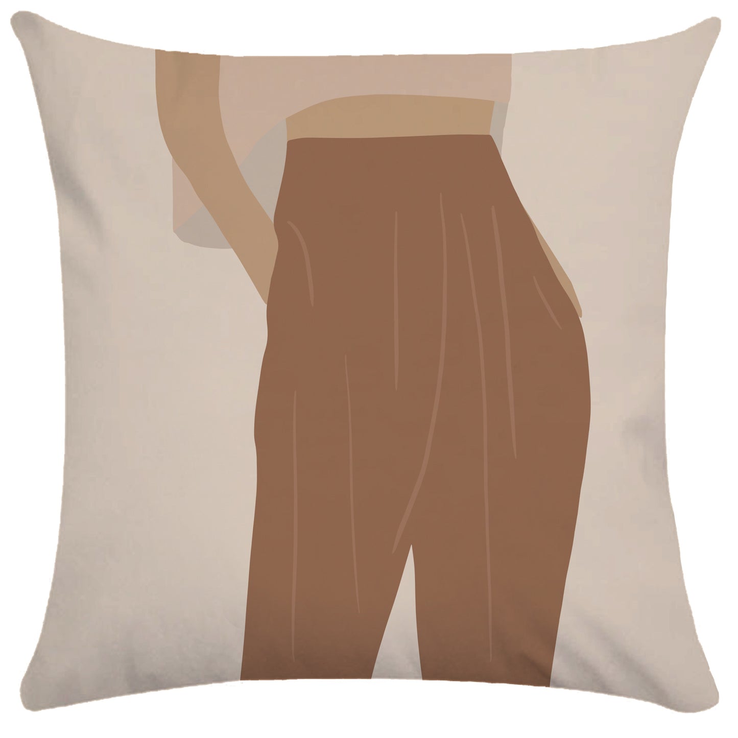 Abstract female pillowcase