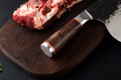 Hammer brushed kitchen knife