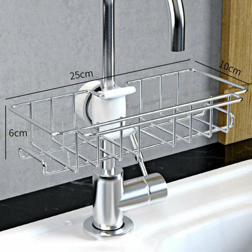 Stainless Steel Sink Storage Rack Kitchen Bathroom