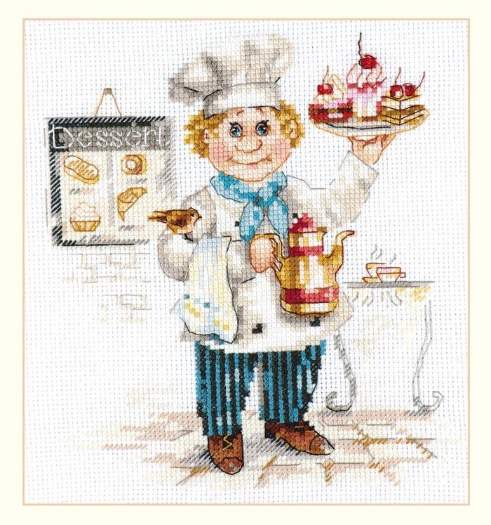 Pastry chef  6-12 Cross-stitch kit