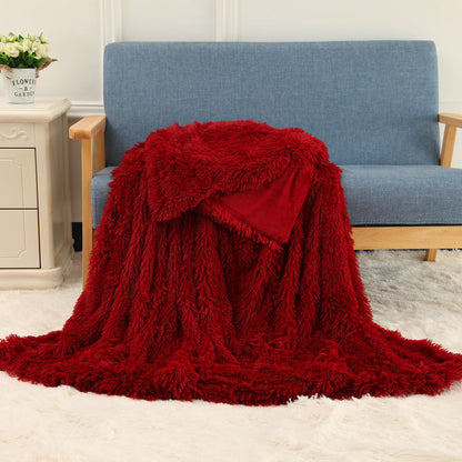 Plush Blanket Double-layer Blanket Multifunctional