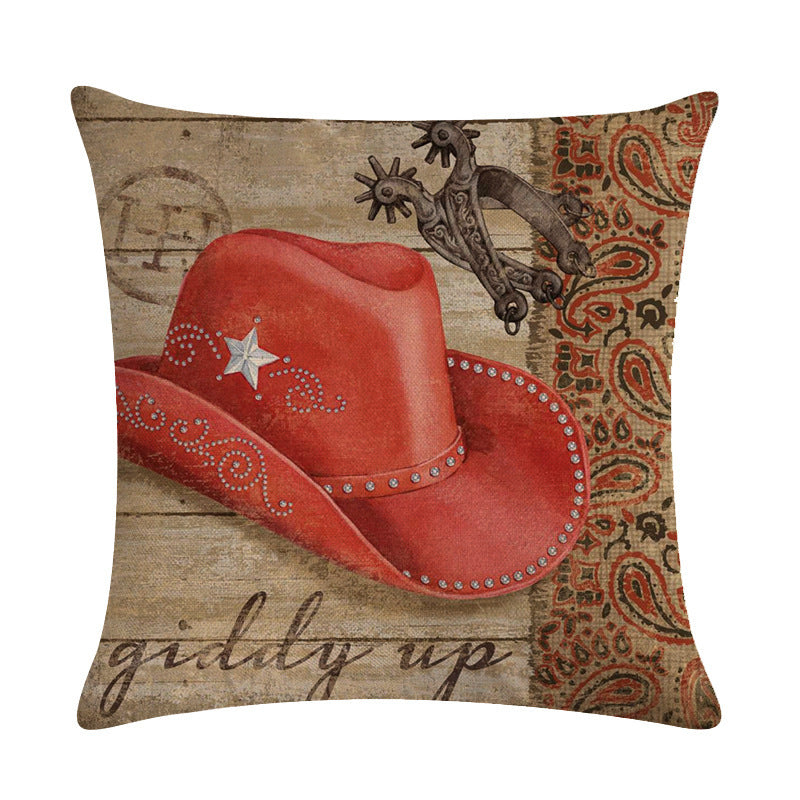 Wild West Throw Pillow Covers