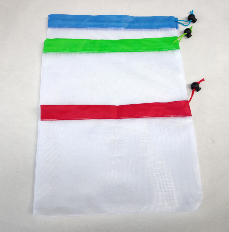 Fruit and vegetable multi-functional splicing beam mouth mesh bag suit combination