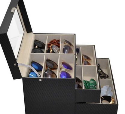 Storage pu leather display box