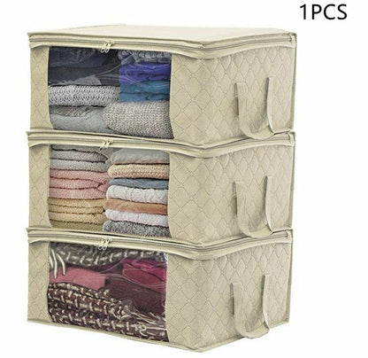 Non-woven Wardrobe Storage Bag Quilts Clothing