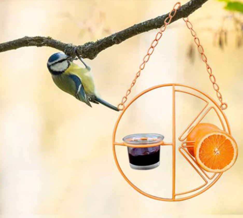 Hanging Metal Bracket For Outdoor Feeding Of Hummingbirds