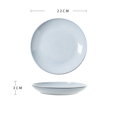 Beautiful Ceramic Dinner Plate Advanced Sense Of Micro Flaw