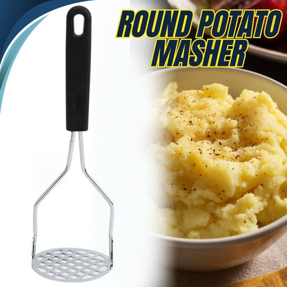 Stainless Steel Handle Potato Masher & Ricer Mash Potatoes Vegetables Tool