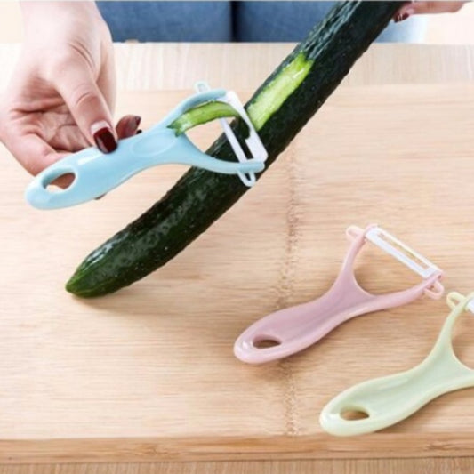 1pc Ceramic Vegetable Fruit Peeler Creative