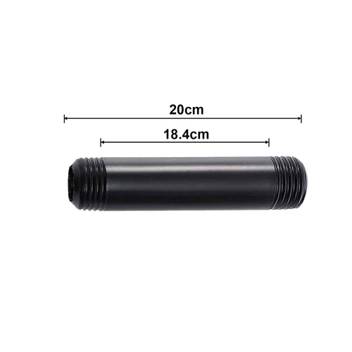 BLACK Painted ¾ inch barrel BSP MALLEABLE Tubing Iron  pipe Lamp