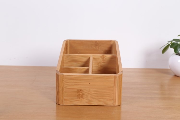 Office Bamboo Storage Box